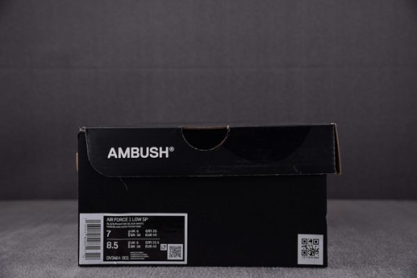 Nike Air Force 1 Low Sp Ambush Black Dv3464-001
