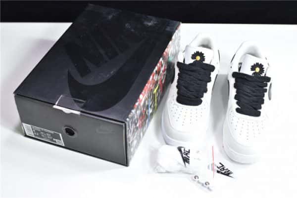 Peaceminusone Nike Air Force 1 White Black Dd3223-100