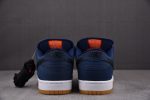 Nike Sb Dunk Low Navy Black Gum Cw7463-401