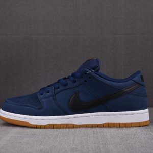 Nike Sb Dunk Low Navy Black Gum Cw7463-401