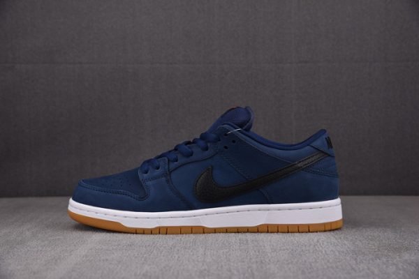 Nike Sb Dunk Low Navy Black Gum Cw7463-401