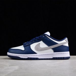 Nike Dunk Low Summit White Midnight Navy Fd9749-400