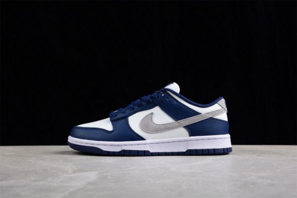 Nike Dunk Low Summit White Midnight Navy Fd9749-400