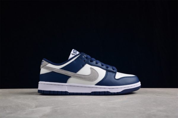 Nike Dunk Low Summit White Midnight Navy Fd9749-400