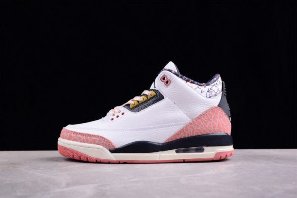Air Jordan 3 Gs "Red Stardust" 441140-100