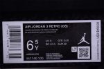 Air Jordan 3 Gs "Red Stardust" 441140-100
