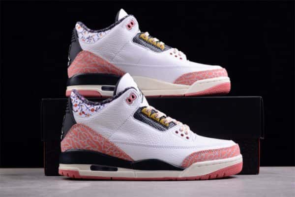 Air Jordan 3 Gs "Red Stardust" 441140-100