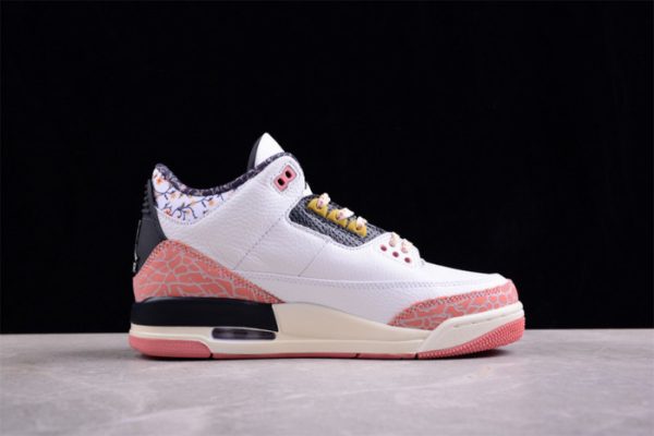 Air Jordan 3 Gs "Red Stardust" 441140-100