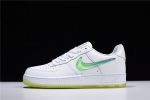 Nike Air Force 1 White Hyper Jade Volt At4143-100