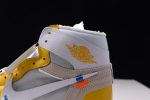 Ofw Air Jordan 1 Retro Yellow White Aq0818-149