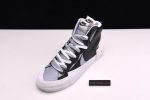 Sacai X Blazer Mid Black Grey Bv0072-002