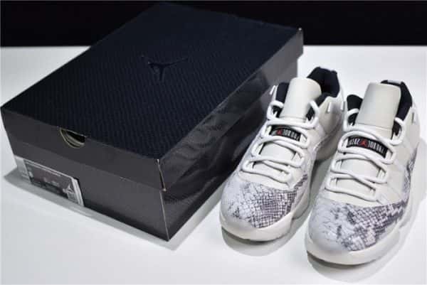 Air Jordan 11 Low Snakeskin Light Bone Cd6846-002