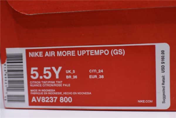 Nike Air More Uptempo Tri-Color Lucky Charms Av8237-800