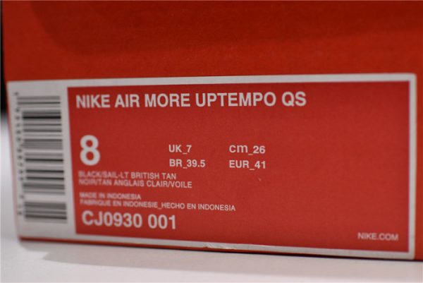 Nike Air More Uptempo 96 Camo Black Cj0930-001