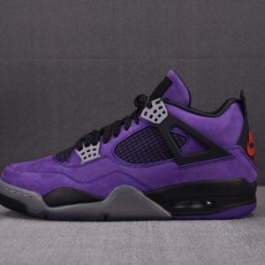 Travis Scott X Air Jordan 4 Retro Purple Aj4-766296