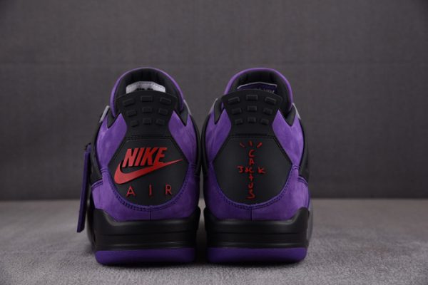 Travis Scott X Air Jordan 4 Retro Purple Aj4-766296