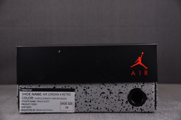 Travis Scott X Air Jordan 4 Retro Purple Aj4-766296