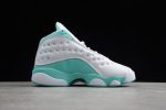 Air Jordan 13 Retro White Soar Green Pink (Gs) 439358-100