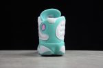 Air Jordan 13 Retro White Soar Green Pink (Gs) 439358-100