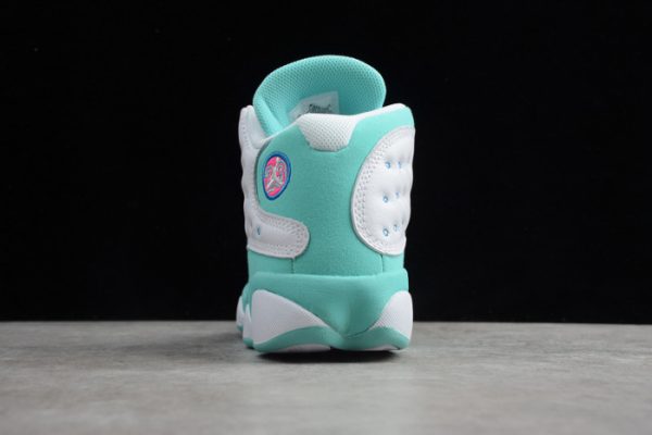 Air Jordan 13 Retro White Soar Green Pink (Gs) 439358-100