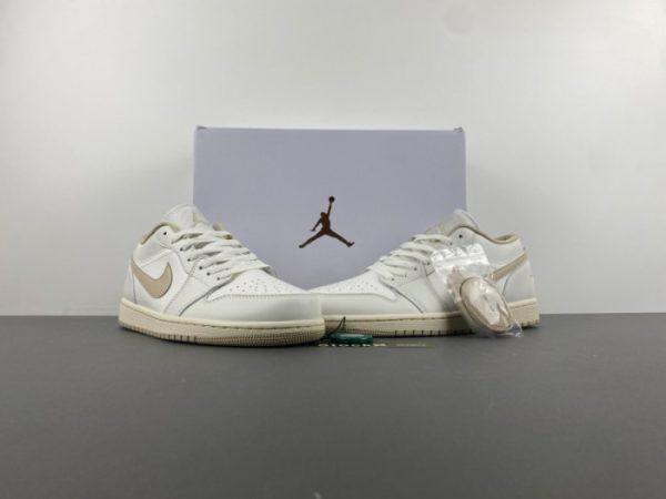 Air Jordan 1 Low ''Sail Pale Ivory'' DC0774-112