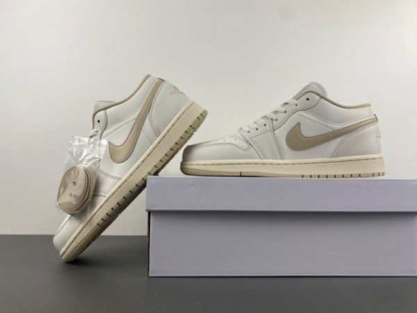 Air Jordan 1 Low ''Sail Pale Ivory'' DC0774-112
