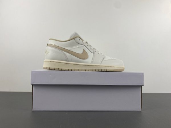Air Jordan 1 Low ''Sail Pale Ivory'' DC0774-112