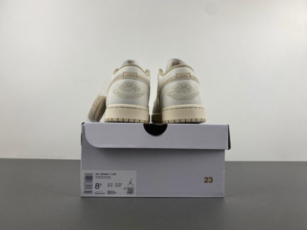 Air Jordan 1 Low ''Sail Pale Ivory'' DC0774-112
