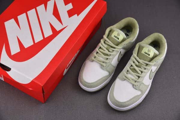 Nike Dunk Low Se Fleece Pack Honeydew Dq7579-300