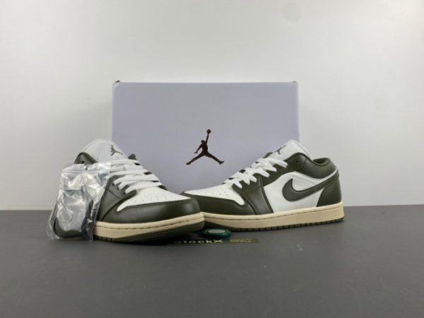Air Jordan 1 Low ''Medium Olive'' DC0774-122
