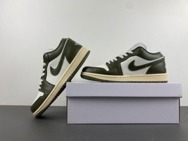 Air Jordan 1 Low ''Medium Olive'' DC0774-122