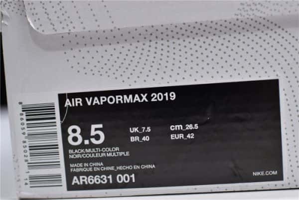 Air Vapormax 2019 Throwback Future Ar6631-001