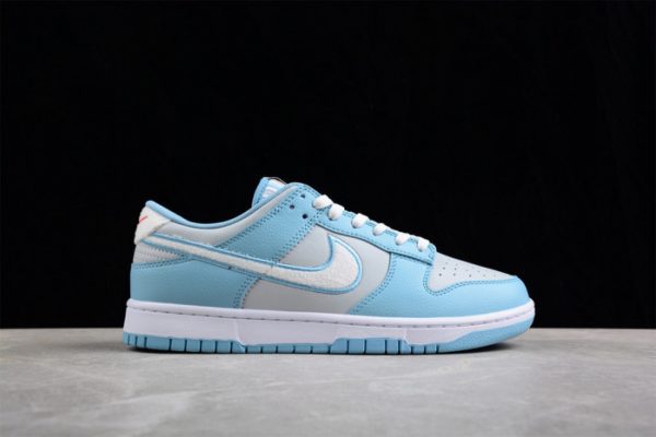 Nike Dunk Low Retro Fleece Worn Blue Fb1871-011