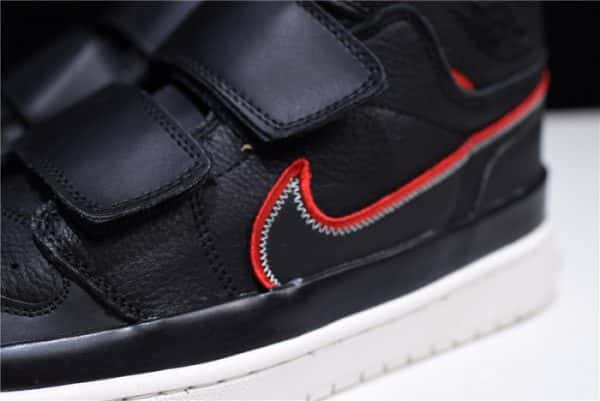 Jordan 1 High Double Strap Black Red Aq7924-106