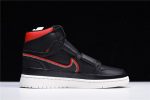 Jordan 1 High Double Strap Black Red Aq7924-106