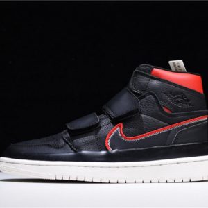Jordan 1 High Double Strap Black Red Aq7924-106