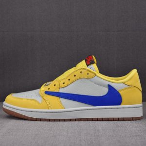 Travis Scott Air Jordan 1 Low Og Canary Dz4137-700