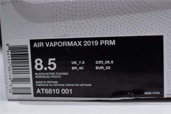 Nike Vapormax 2019 Blue At6810-001