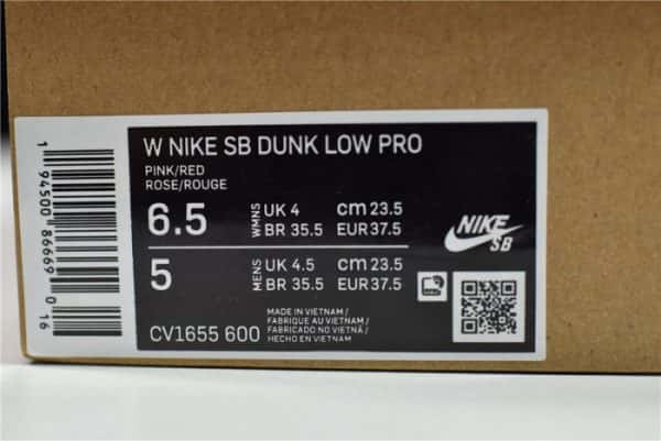 Nike Sb Dunk Low ¡°Pink Pig¡± Cv1655-600