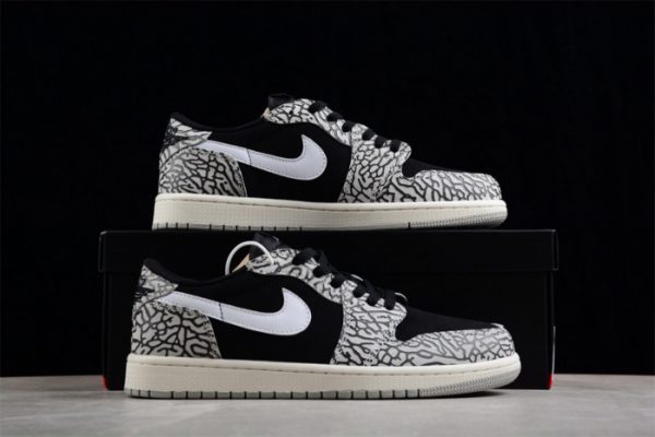 Air Jordan 1 Retro Low Og Black Cement Cz0790-001