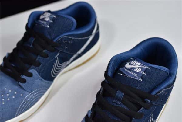 Nike Sb Dunk Low Sashiko Denim Gum Cv0316-400