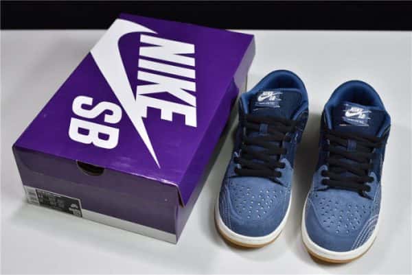 Nike Sb Dunk Low Sashiko Denim Gum Cv0316-400