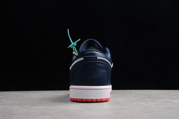 Air Jordan 1 Low Obsidian Ember Glow 553558-481