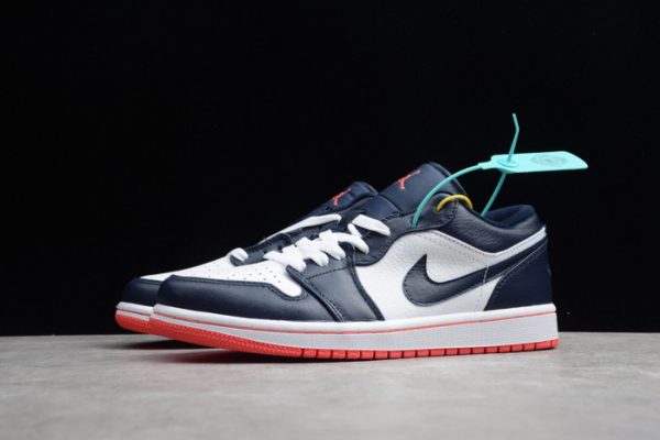 Air Jordan 1 Low Obsidian Ember Glow 553558-481