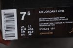 Air Jordan 1 Low Obsidian Ember Glow 553558-481