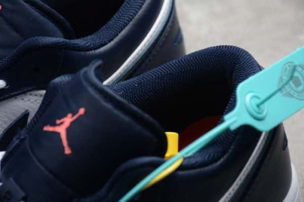 Air Jordan 1 Low Obsidian Ember Glow 553558-481