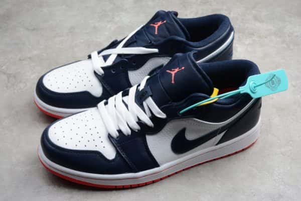 Air Jordan 1 Low Obsidian Ember Glow 553558-481