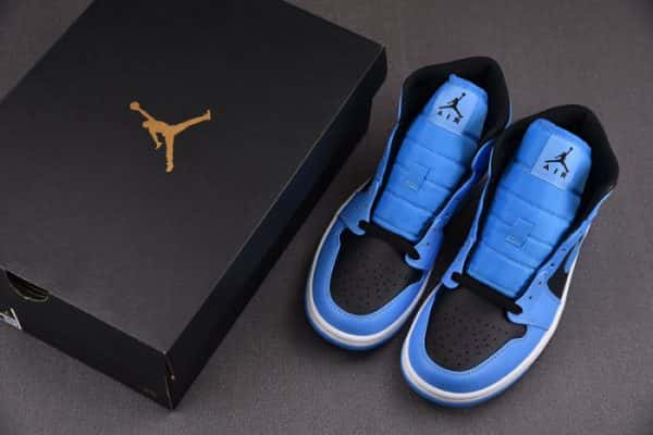 Air Jordan 1 Mid University Blue Black Dq8426-401