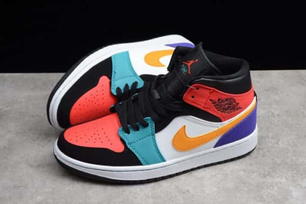 Air Jordan 1 Mid Multi-Color 554724-125