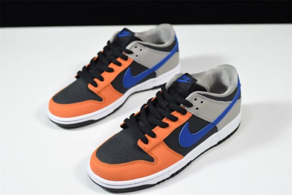 Nike Sb Dunk Low Prm Orange Blue Grey Shoes 854866-025